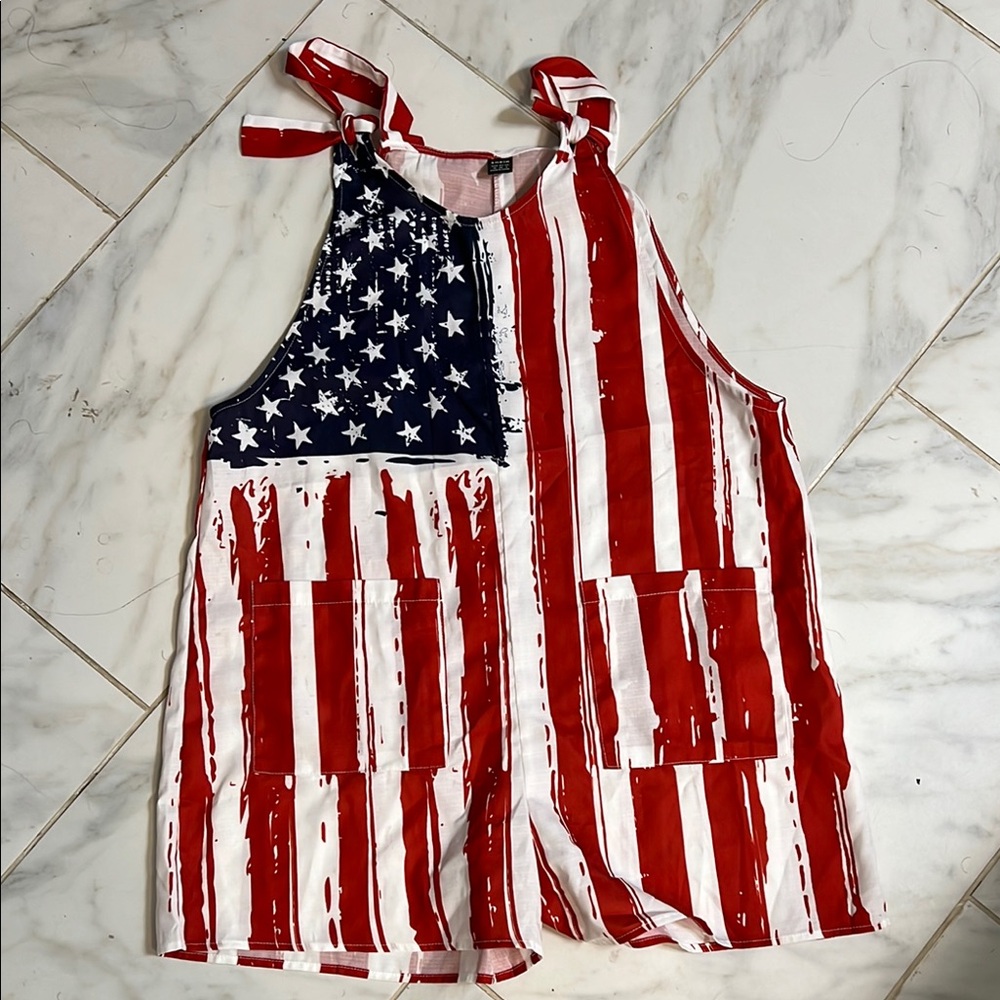 Patriotic Women’s Overalls